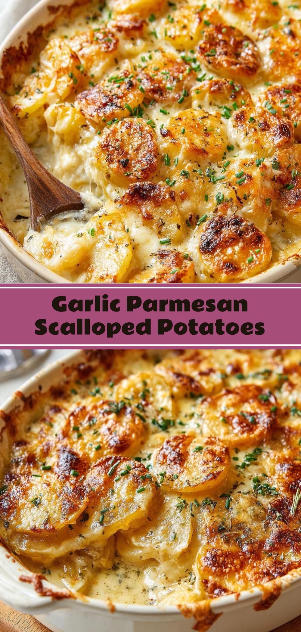 Holiday Side Dish: Garlic Parmesan Scalloped Potatoes Recipe
