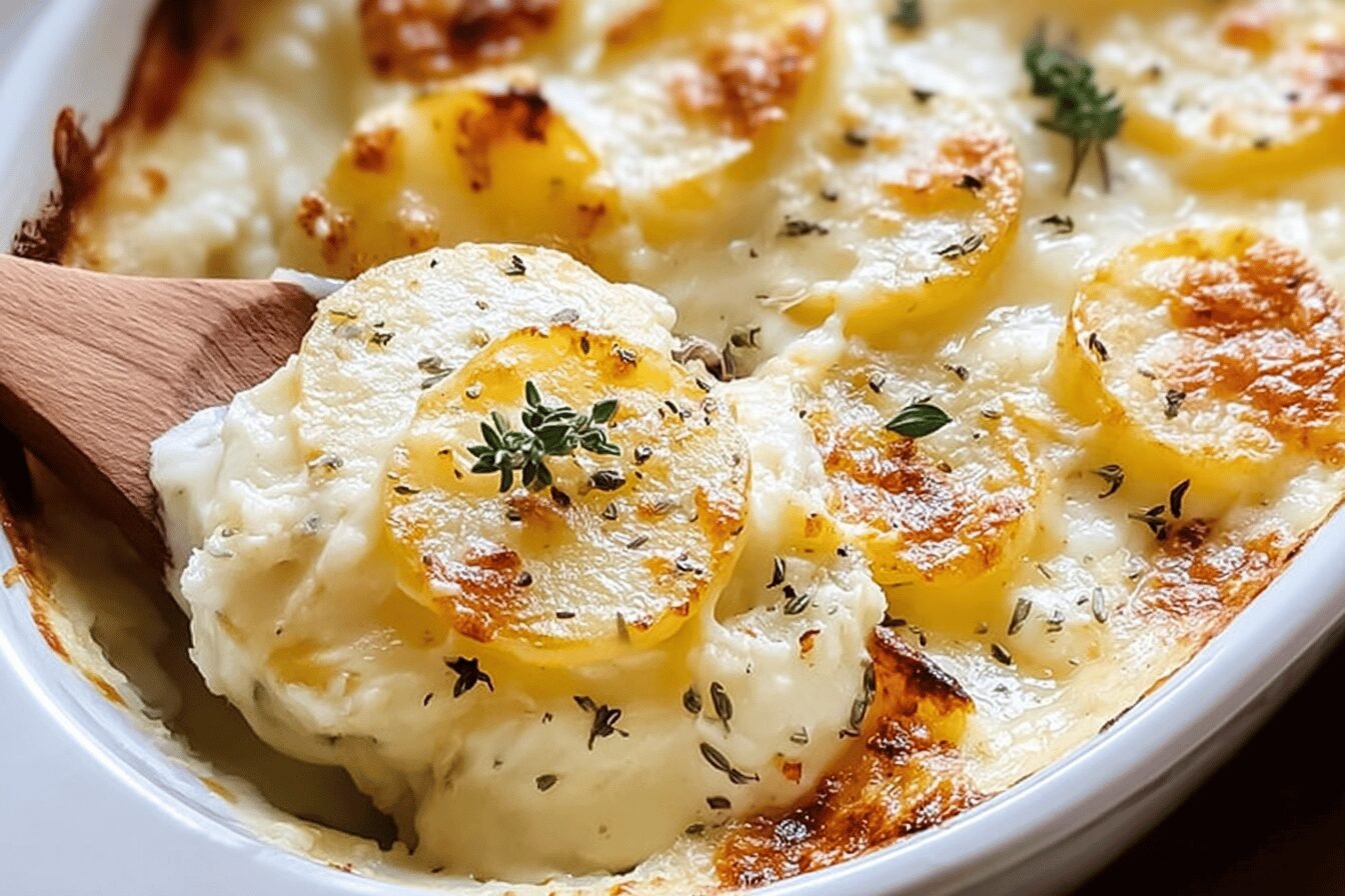 Secrets to Creamy Garlic Parmesan Scalloped Potatoes